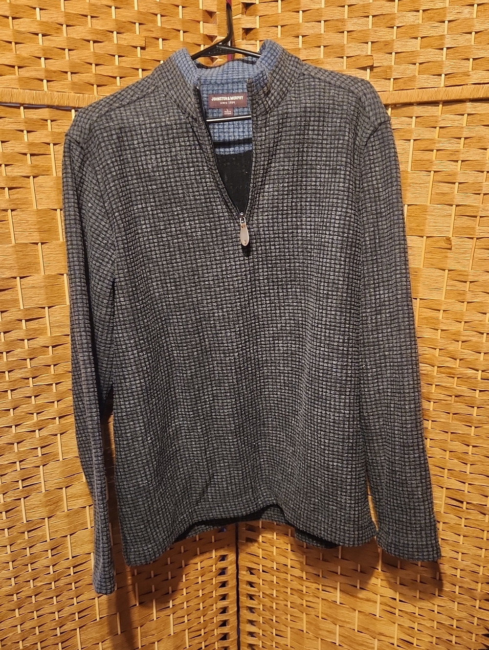 Johnston & Murphy, Men's Fall, Spring, Winter, Office, Casual Grey Pullover Sz L